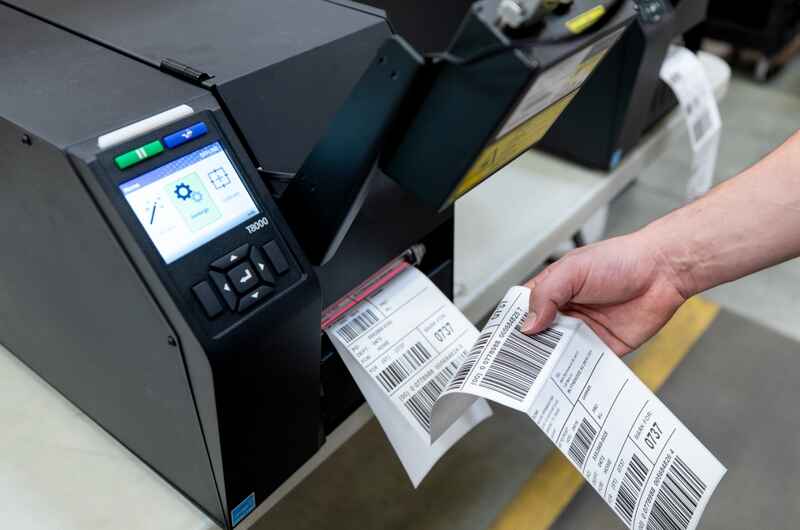 drukowanie etykiet do wysyłki paczek do USA